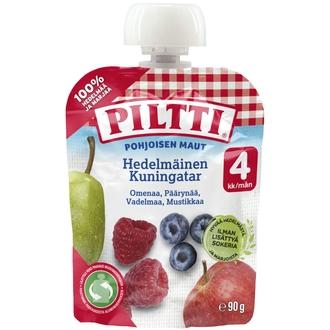 Piltti Pohjoisen Maut 90G Hedelmäinen Kuningatar Hedelmäsose 4Kk Annospussi