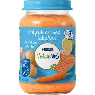 Nestlé Naturnes 190G Juureksia Ja Sitruunakalaa Lastenateria 8Kk