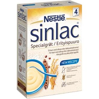 Nestlé Sinlac 500G Maidoton Ja Gluteeniton Riisipuuro 4Kk