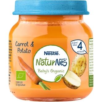 Nestlé Naturnes 125G Luomu Porkkana-Perunasose Lastenateria 4Kk