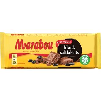 Marabou Black saltlakrits 100g suklaalevy