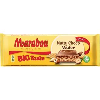 Marabou Big Taste  Nutty Choco Wafer suklaalevy 270g