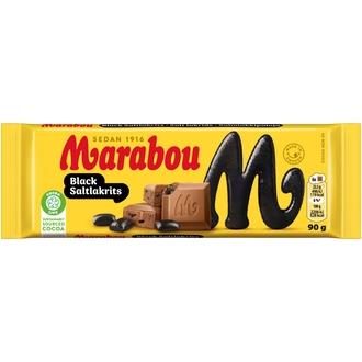 Marabou Black saltlakrits 90g suklaalevy