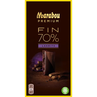 Marabou Premium 70% 100g Salty liquorice