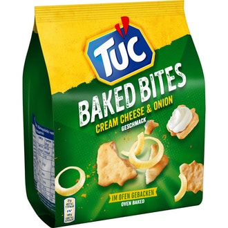 TUC Baked Bites Cream cheese&Onion suolakeksi 110g