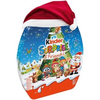 Kinder Surprise and Friends Advent Joulukalenteri sisältäen Kinder-suklaamakeisia 370g