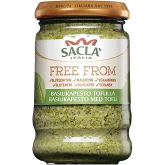 Sacla free from basilikapesto tofulla 190g gluteeniton maidoton vegaaninen