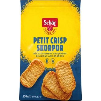 Schär Petit Crisp Skorpor 150g, Gluteeniton korppu