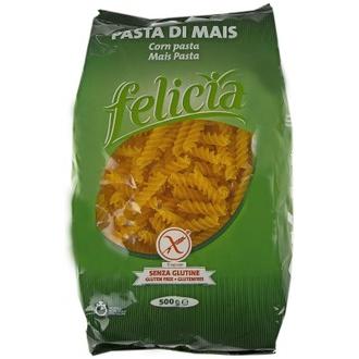 Felicia 500g maissijauhoista valmistettu fusillipastamakaroni gluteeniton