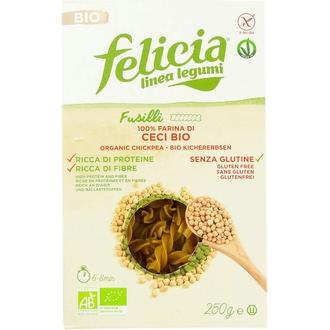 Felicia Bio 250G Kikhernefusillipastamakaroni Luomu, Gluteeniton