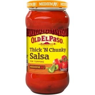 Old El Paso 340g Thick and Chunky Salsa Medium