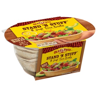 Old El Paso stand\'n\'stuff whole wheat tortillas 193g