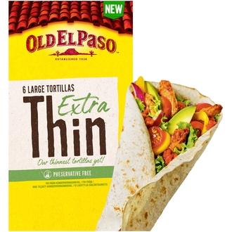 Old El Paso Extra Thin Tortillas 192g