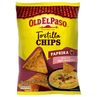 Old El Paso Tortilla Chips 185g Paprika