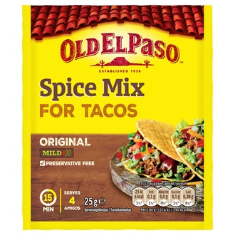 Old El Paso 25g Taco Mausteseos Original