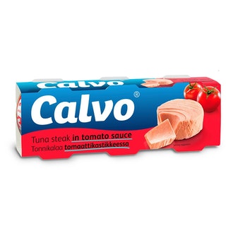 Calvo tonnikala tomaattikastikeessa 3x80/52g