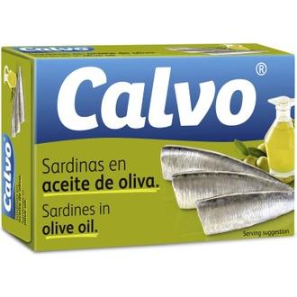 Calvo sardiini oliiviöljyssä 120/84g