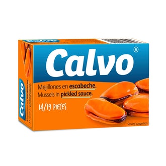 Calvo simpukat mausteliemessä chilillä 115g/69g