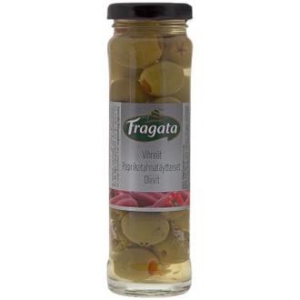 Fragata Vähäsuolainen vihreä oliivi paprikatäytteellä 142/85g