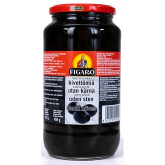 Figaro oliivi 935/454g musta kok kivetön