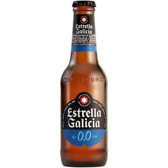 Estrella Galicia alkoholiton olut 0,0 % -til 0,25 l plo