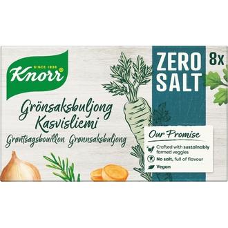 Knorr Liemikuutio Zero Salt Kasvis 8X9g