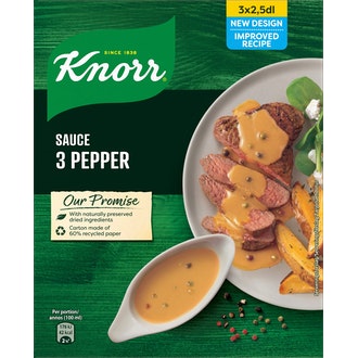 Knorr 3 Pippurin kastike Kastikeaines 3x28g