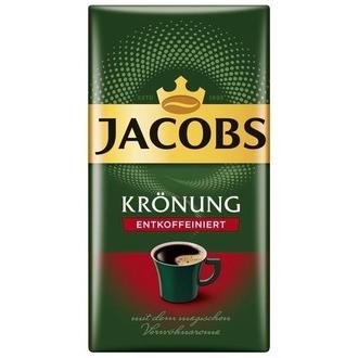 Jacobs Krönung Decaf 500 g, kofeiiniton suodatinkahvi tyhjiöpakkauksessa