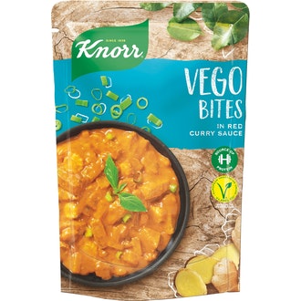 Knorr Vego Bites in red curry sauce 390g