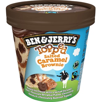 Ben & Jerry\'s jäätelö Topped Salted Caramel Brownie 438ml/403g