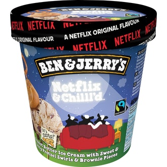 Ben&Jerry\'s jäätelö 465ml/405g Netflix&Chilll\'d