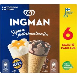 Ingman tuutti monipakkaus laktoositon Jaffa & Suklaa 720 ML