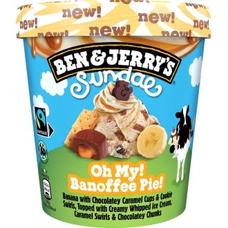 Ben & Jerry\'s Oh My! Banoffee Pie! Jäätelöjälkiruoka 427 ML