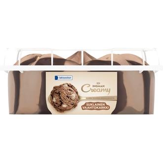 Ingman Creamy Suklainen Vaahtokarkki Laktoositon Jäätelö 850ml/493g