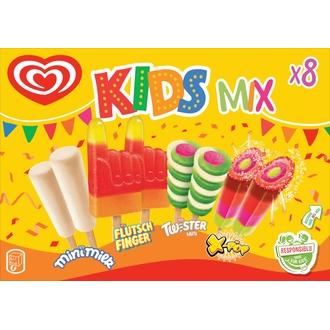 Ingman KIDS MIX  Kids Mix Jäätelö Monipakkaus     398ml/360g 8 kpl