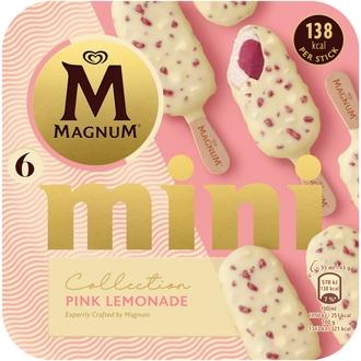 Magnum  Mini Pink Lemonade Jäätelö Monipakkaus  330ml/318g 6 kpl