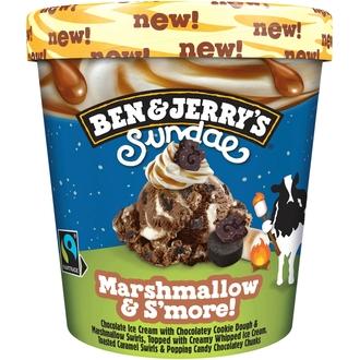 Ben & Jerry\'s Sundae Marshmallow & S\'more! Jäätelö 427ml/ 316g