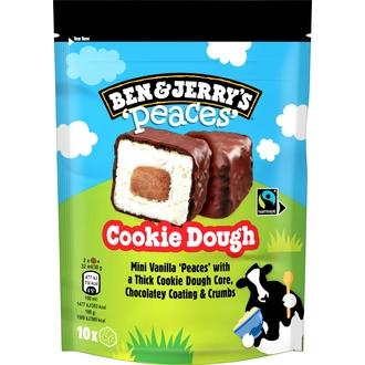 Ben & Jerry\'s Cookie Dough Peaces Jäätelö Monipakkaus 160ml/150g 10kpl