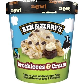 Ben & Jerry\'s  Brookies & Cream Jäätelö  465 ML