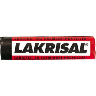 Lakrisal Lakritsi-salmiakki pastilli 25g
