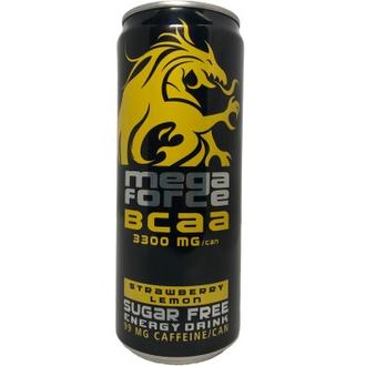 Megaforce Mega force BCAA mansikka-sitruuna sokeriton energiajuoma 0,33l