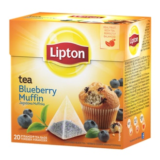 Lipton Pyramid tee 20ps mustikka muffin RFA 32g