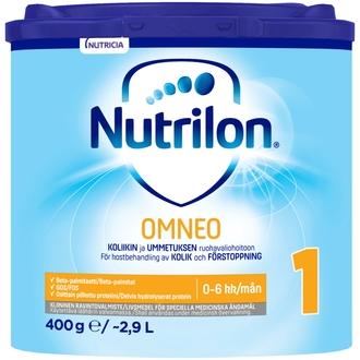 Nutrilon Omneo 1 400g ravintovalmiste imeväiselle jauhe alk 0kk
