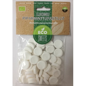 Eco Sweets Luomu Piparminttupastillit 75g