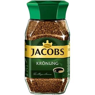 Jacobs Krönung 95g, pakastekuivattu pikakahvi lasipurkissa