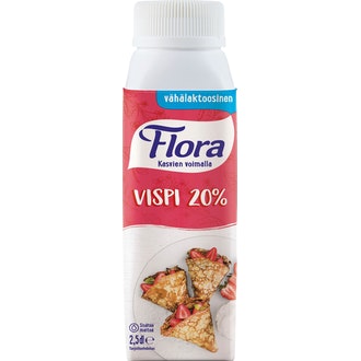 Flora Vispi 2,5dl 20%