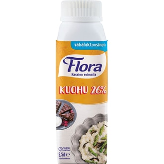Flora Kuohu 26% 2,5 dl