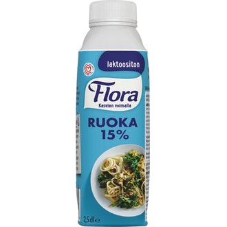 Flora Ruoka 15% laktoositon 2,5 dl