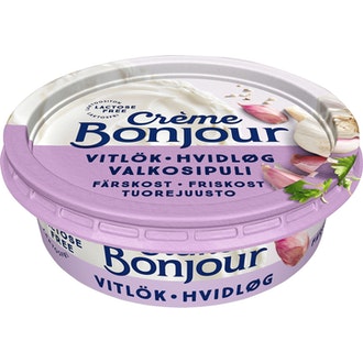 Crème Bonjour 100g Valkosipuli tuorejuusto laktoositon