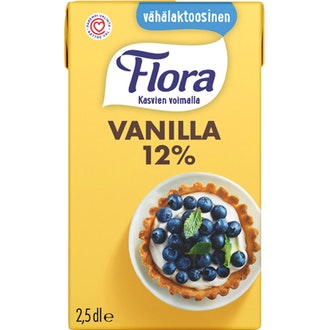 Flora Vanilja Vähälaktoosinen 2,5 dl